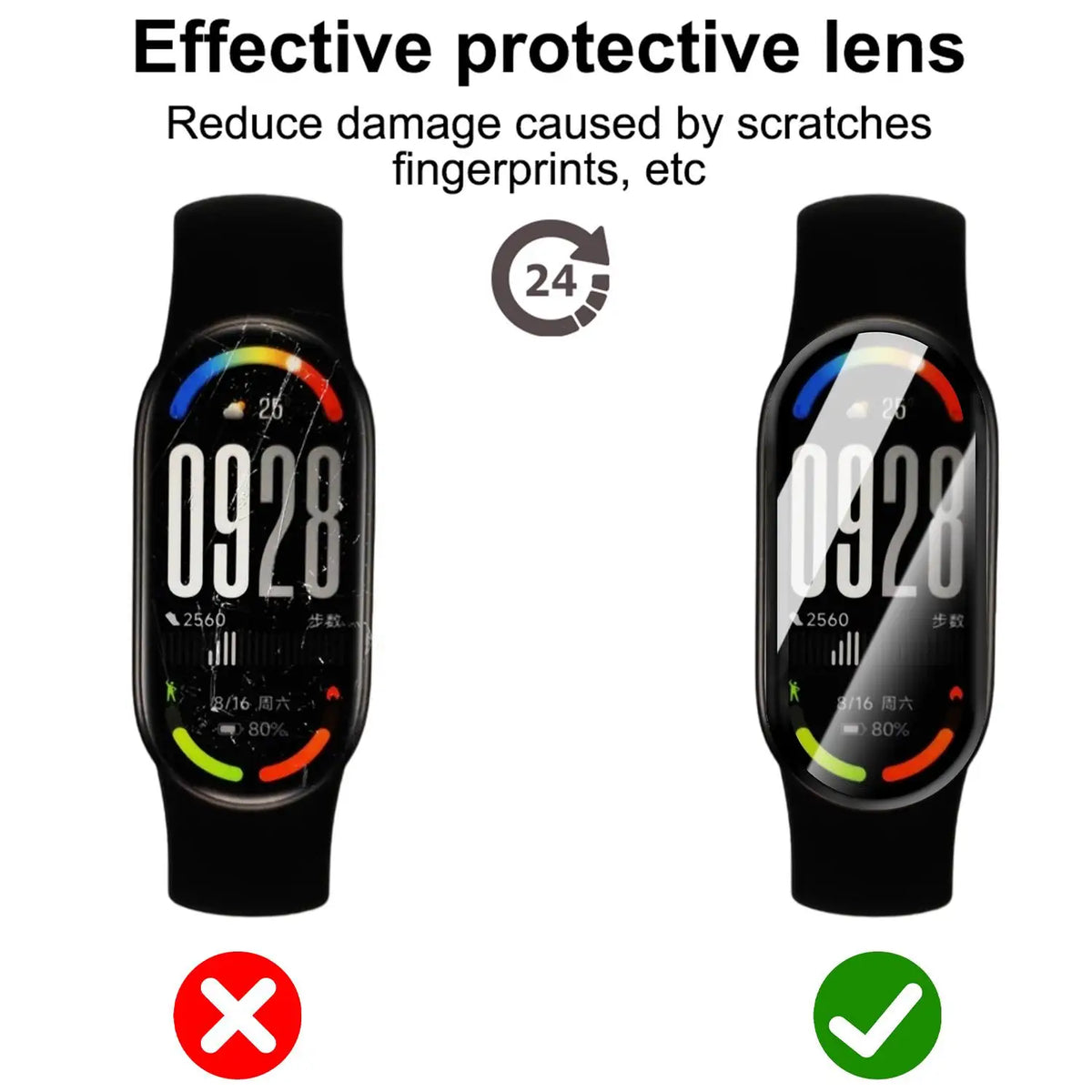 TPU Hydrogel Screen Protector for Xiaomi Mi Band 11 – HD Clear