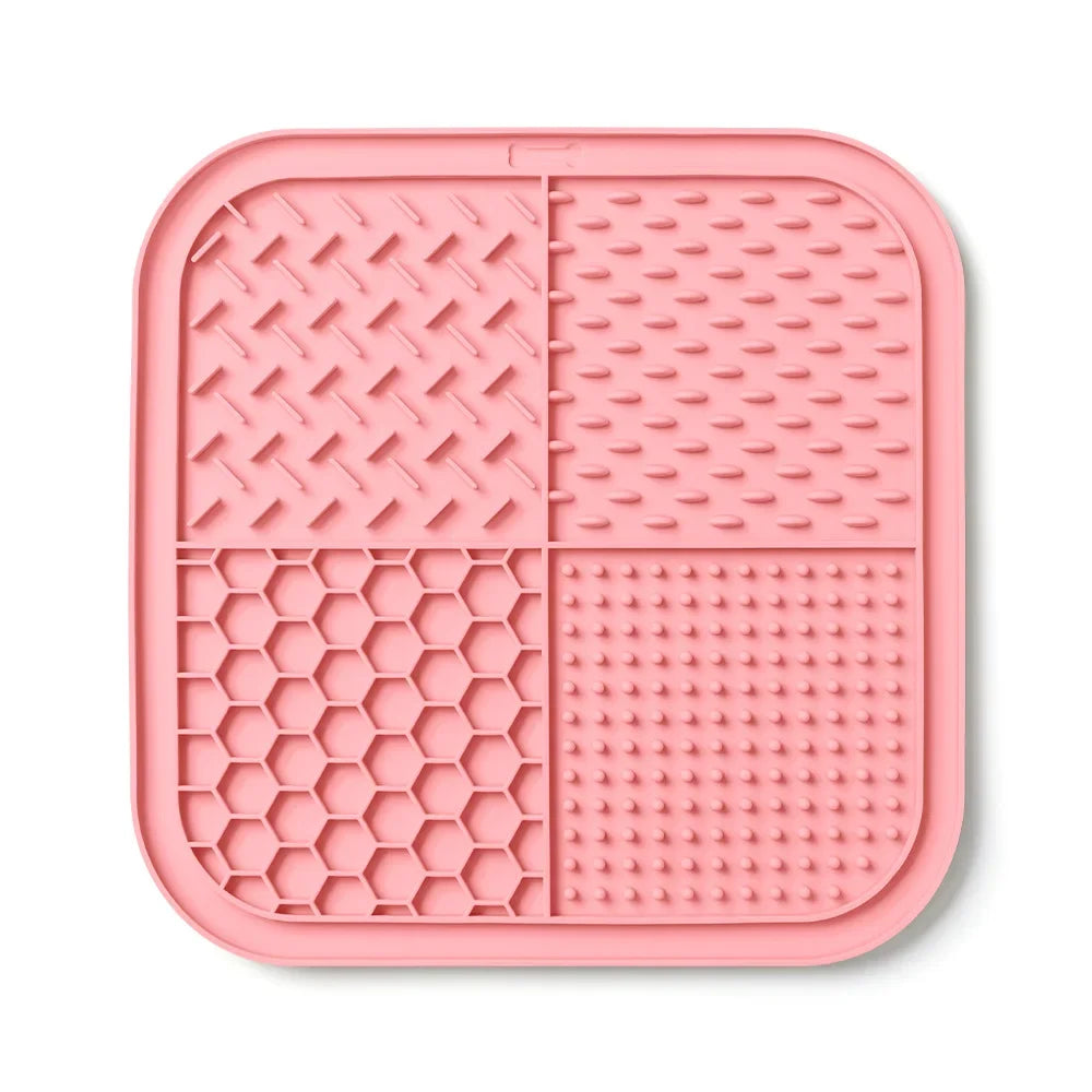 Silicone Lick Mat for Dogs & Cats – Slow Feeder Suction Cup