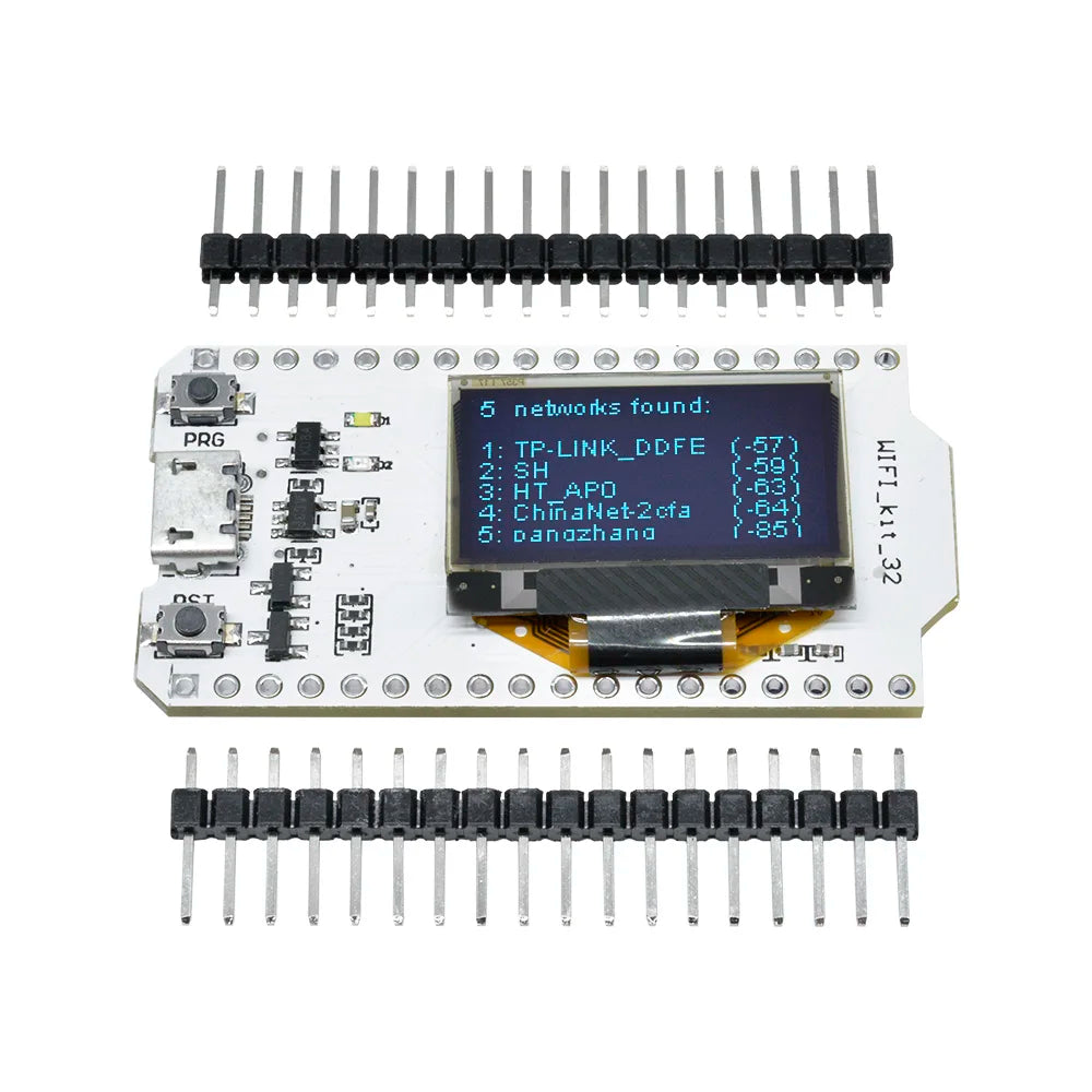 ESP32 WiFi Bluetooth Dev Board 0.96" OLED 600 DMIPS CP2102