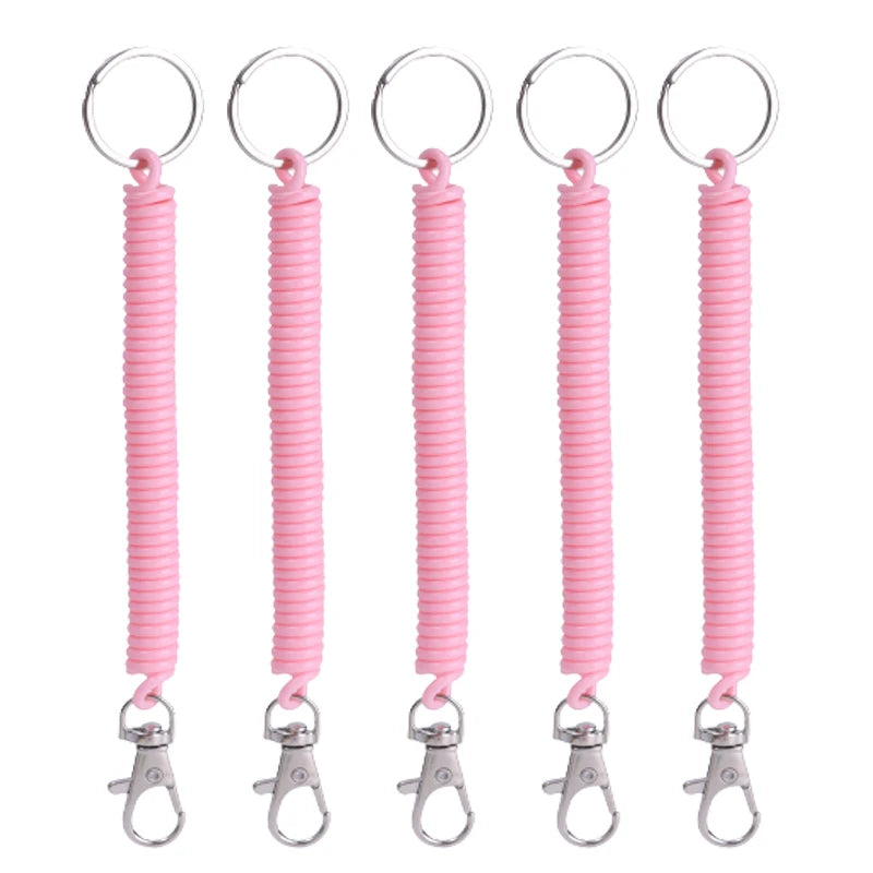 Retractable Spiral Keychain Strap – Anti-Lost Phone Lanyard
