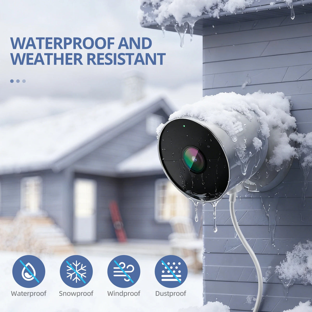 Weatherproof USB Charging Cable for Google Nest Cam Outdoor