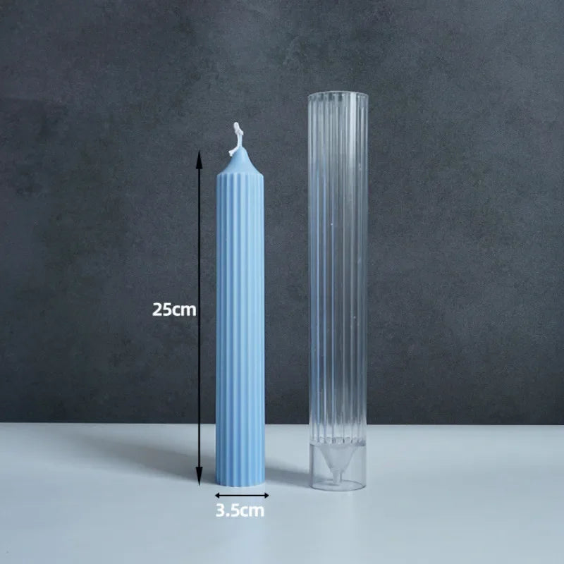 DIY Plastic Candle Molds – Cylinder, Round & Irregular Shapes