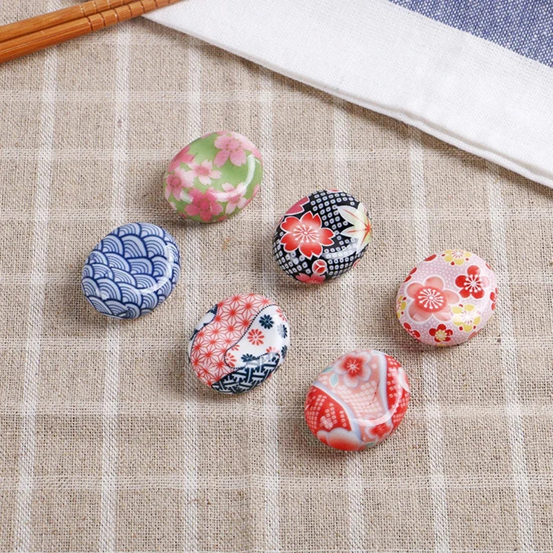 Ceramic Chopstick Rest | Japanese Style Holder – 6 Designs