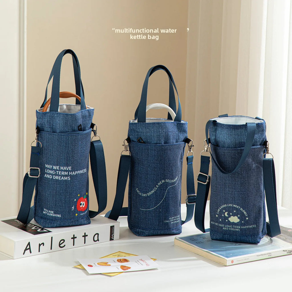 Crossbody Water Bottle Bag – Insulated Oxford Cloth Carrier