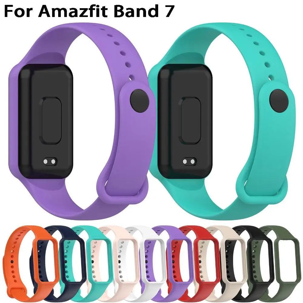 Silicone Replacement Strap for Amazfit Band 7 – Sport
