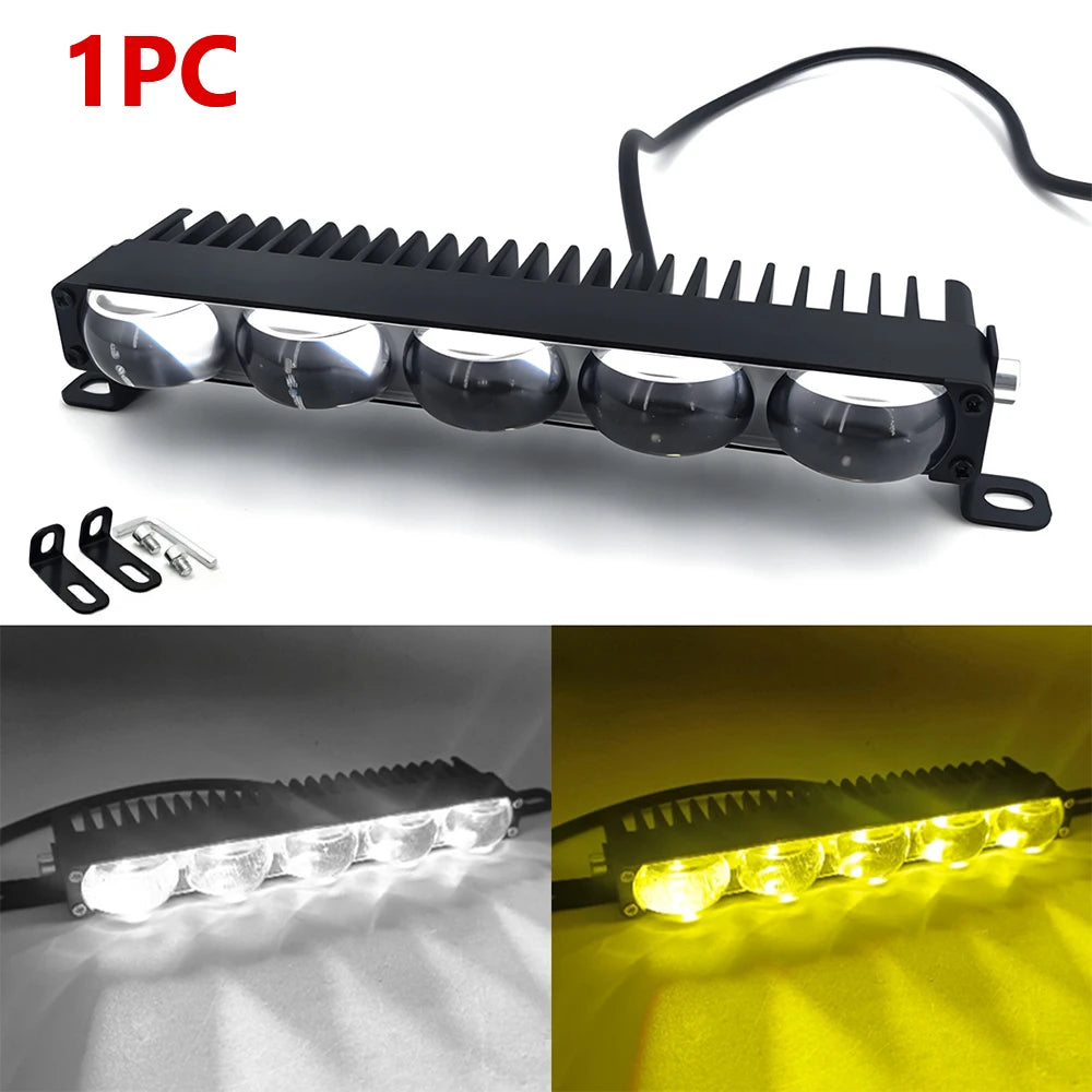 Mini LED Projector Fog Work Lamp – Car, Motorcycle & SUV