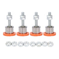 Cutting Machine Leveling Foot Pads – Anti-Slip Stainless Steel