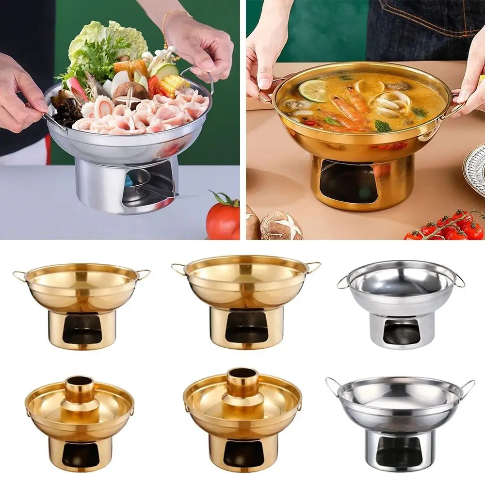 Stainless Steel Hot Pot Double Handles 20/22cm – Kitchen & Outdoor
