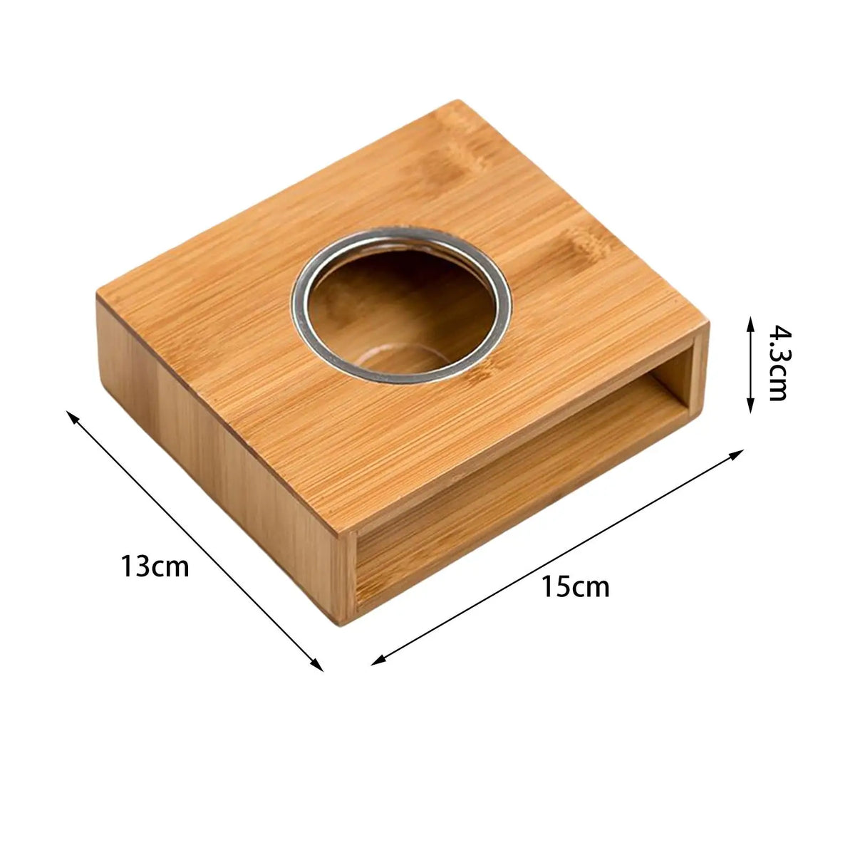 Bamboo Teapot Warmer Stand – Tealight Candle Holder Base