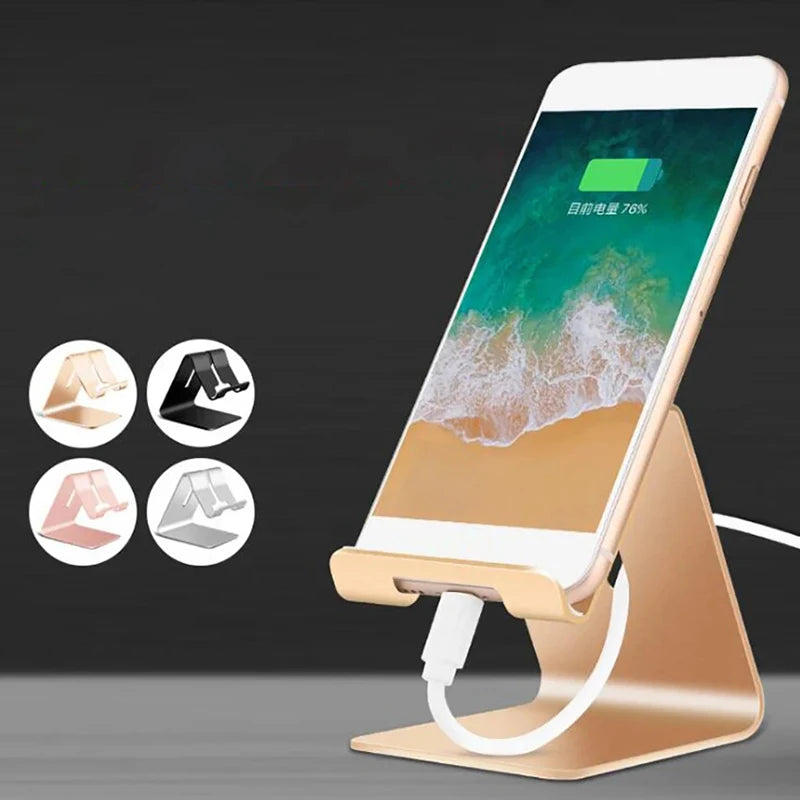 Aluminum Alloy Desktop Tablet & Phone Stand Anti-Slip