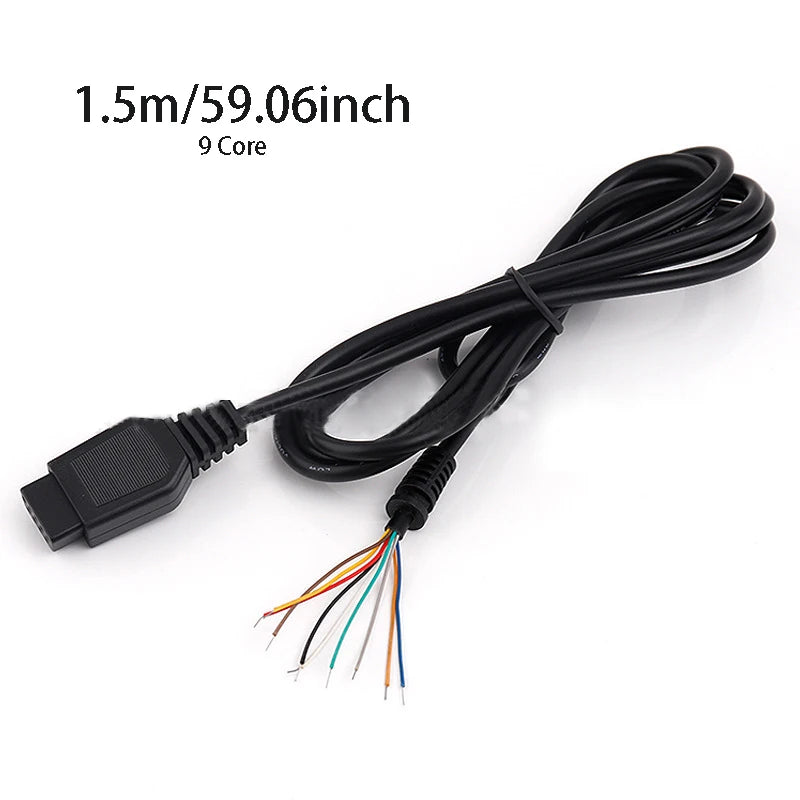 Sega Genesis 2 / Mega Drive 2 Controller Extension Cable 9-Pin