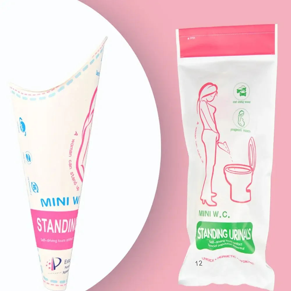 Women's Portable Urinal Funnel – Disposable Female Pee Device