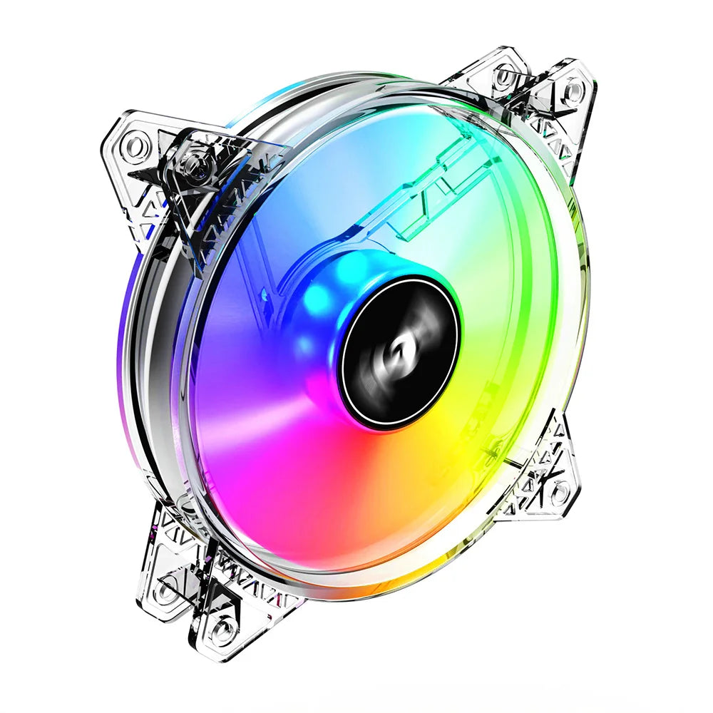 OULLX 120mm PWM ARGB Case Fan 5V CPU Cooling Fan
