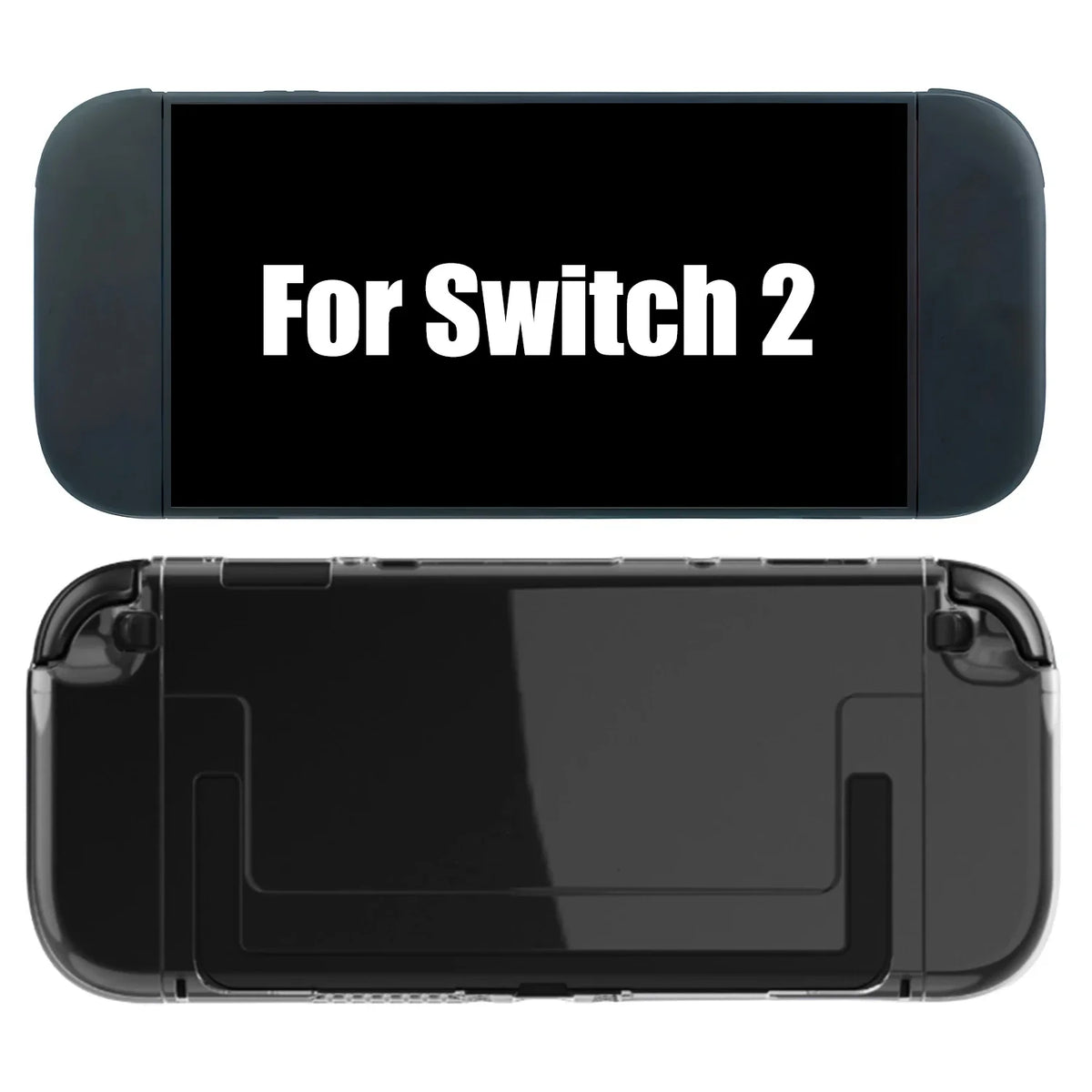 Nintendo Switch 2 Protective Case – Clear PC+TPU Shockproof Cover