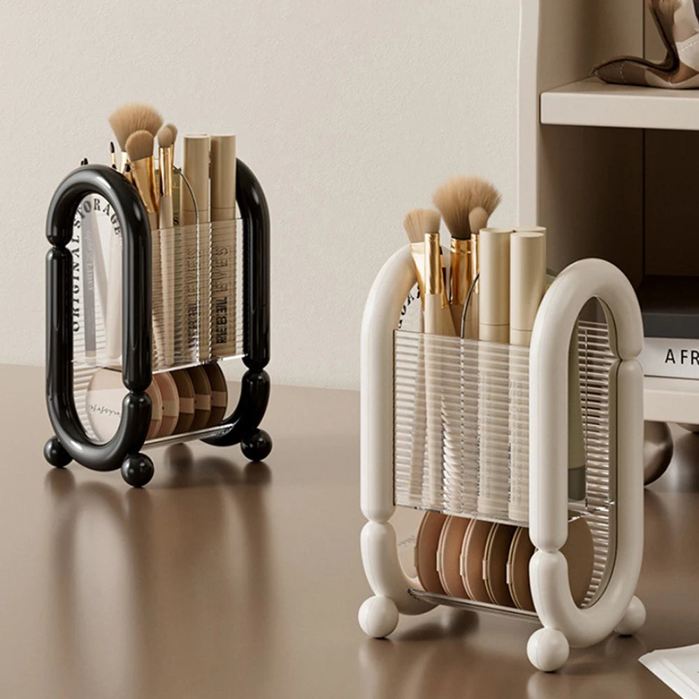 Minimalist Makeup Brush Holder & Desktop Storage Organizer