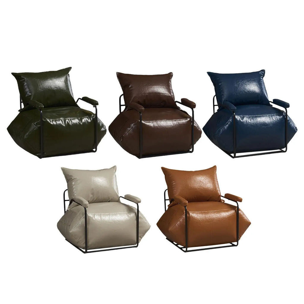 Kesoto Single Sofa Chair with Side Pocket & Removable Base