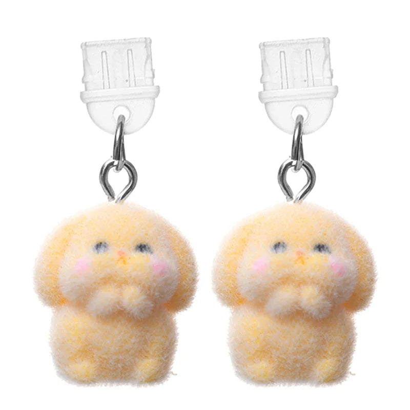 USB-C Dust Plug Bunny Pendant – Phone Port Cover Charm