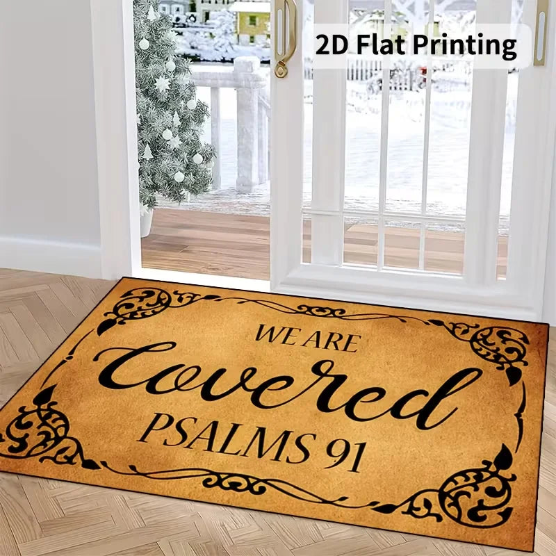 Welcome Entry Doormat – Anti-Slip Polyester Floor Mat