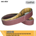 5-Pack 2x72" Sanding Belts P40–P1500 | Belt Sander & Knife Grinder