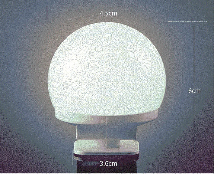 Pampsee 10-Pack LED Vanity Mirror Bulbs – Dimmable USB Light