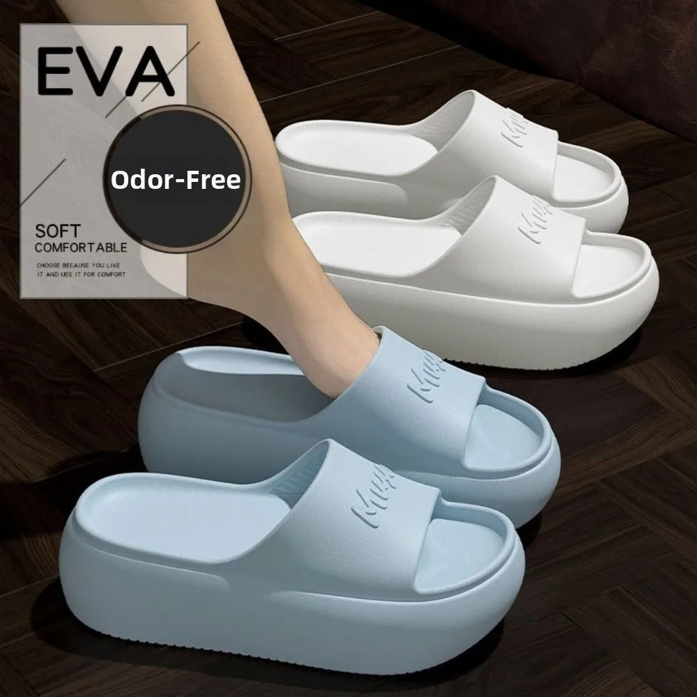 Women's Non-Slip Thick Platform Slippers | EVA Sole