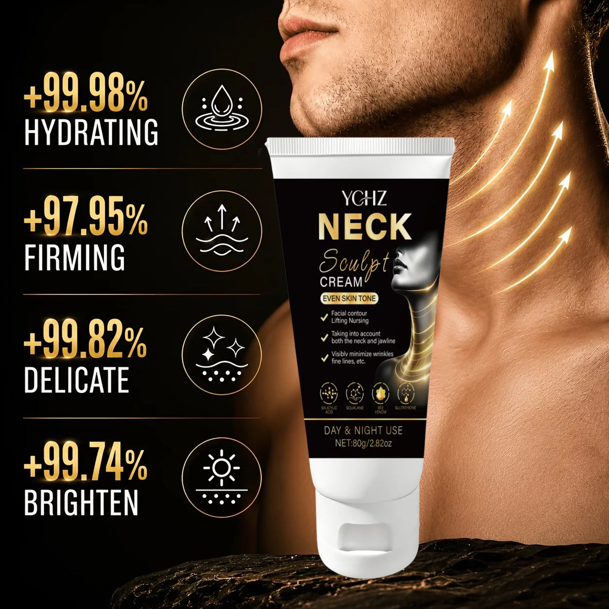 Firming Neck Cream – Collagen, Bee Venom & Salicylic Acid | 80g