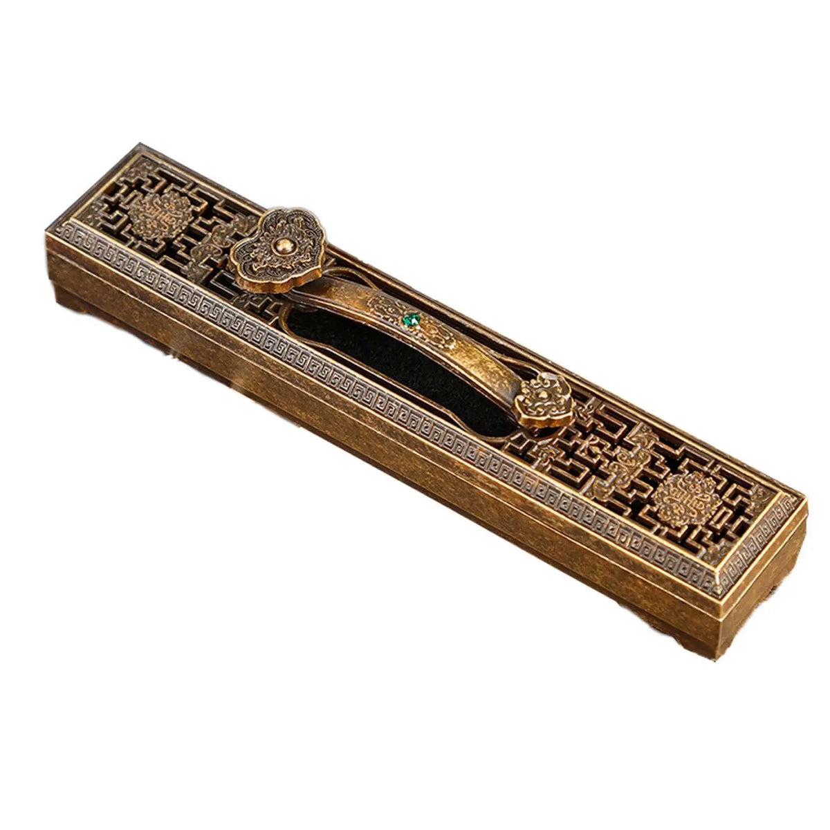 Kesoto Metal Incense Burner Box & Stick Holder for Spa