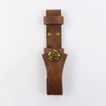 PU Leather Folding Fan Holder – Vintage Belt Loop Waist Case