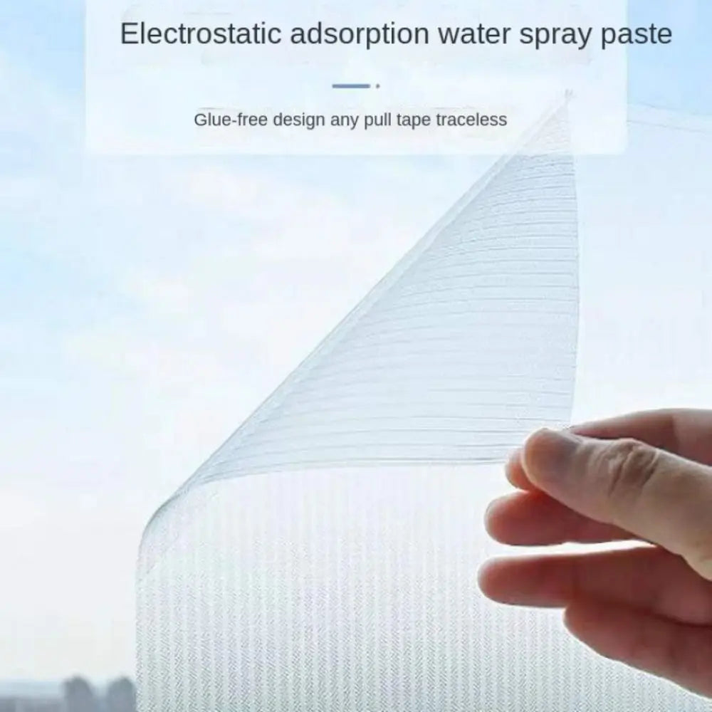 Frosted Reeded Glass Privacy Window Film – UV Blocking