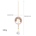 Tree of Life Crystal Suncatcher | Rainbow Prism Window Decor