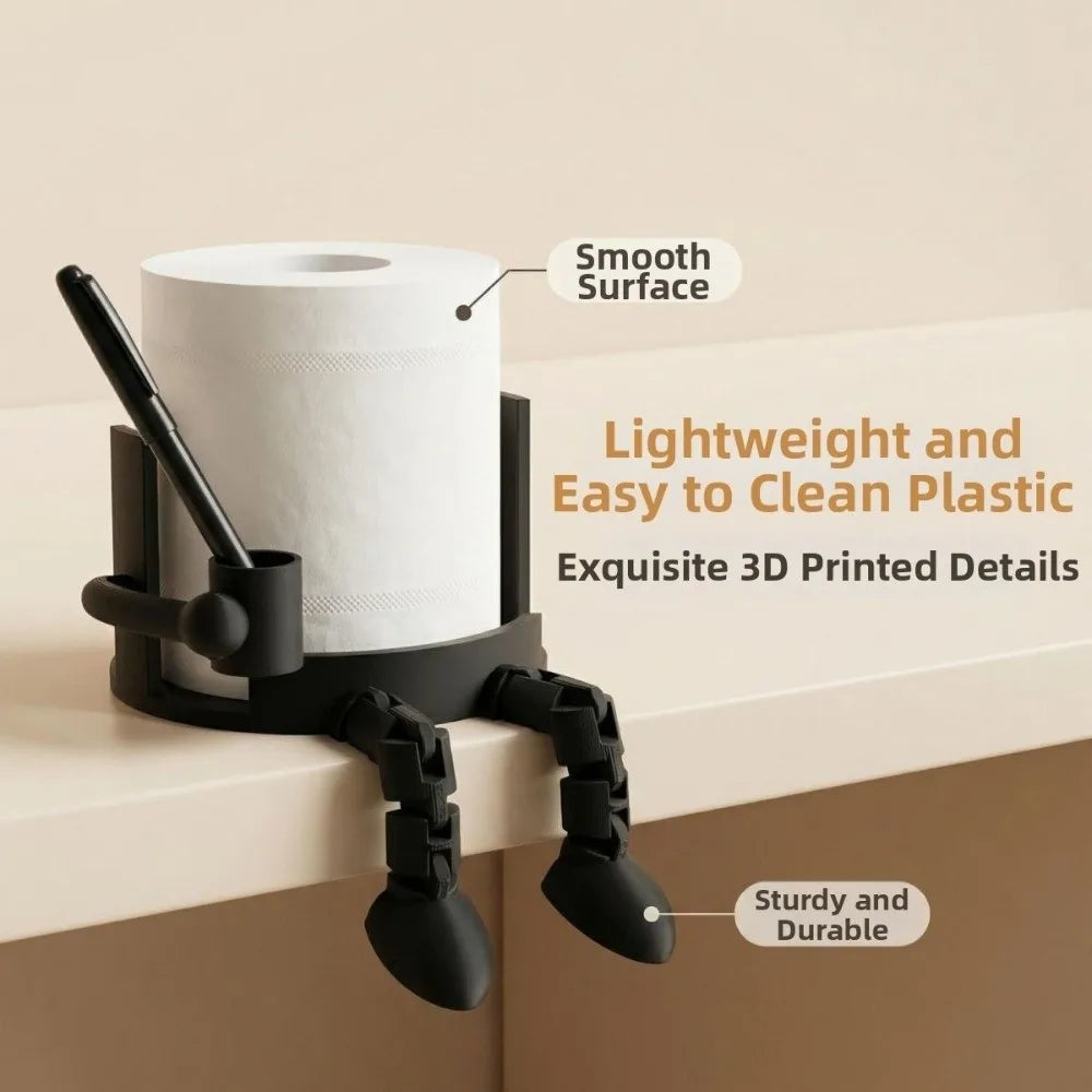 3D Printed Toilet Paper Holder – Freestanding Tabletop Stand
