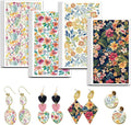 Tropical Flower Polymer Clay Transfer Sheets – 24 Pcs, 4 Designs