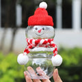 500ml Christmas Snowman Candy Jar – Festive PET Storage Bottle