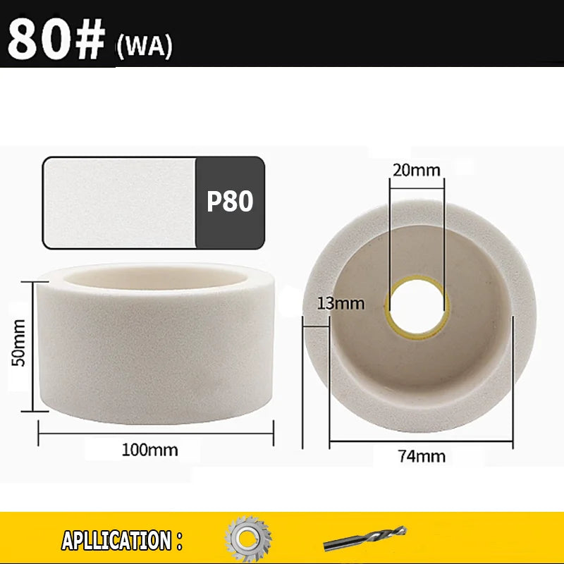 Cup-Shaped Ceramic Abrasive Grinding Wheel 100×50×20mm