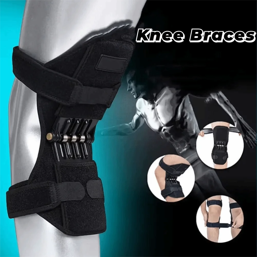 Spring Rebound Knee Brace Booster – Breathable Sports Support
