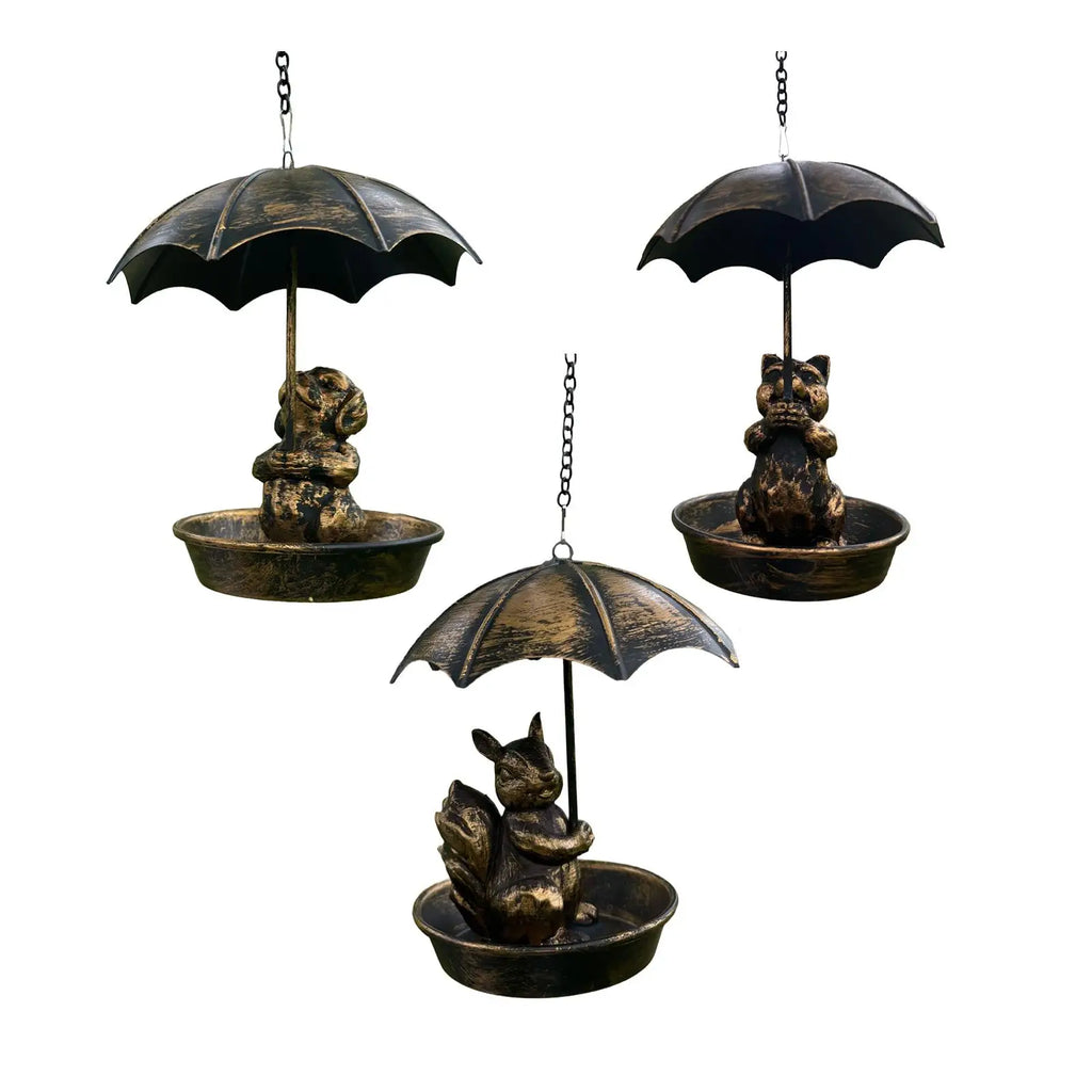 Kesoto Hanging Iron Bird Feeder – Garden Patio Decor & Gift