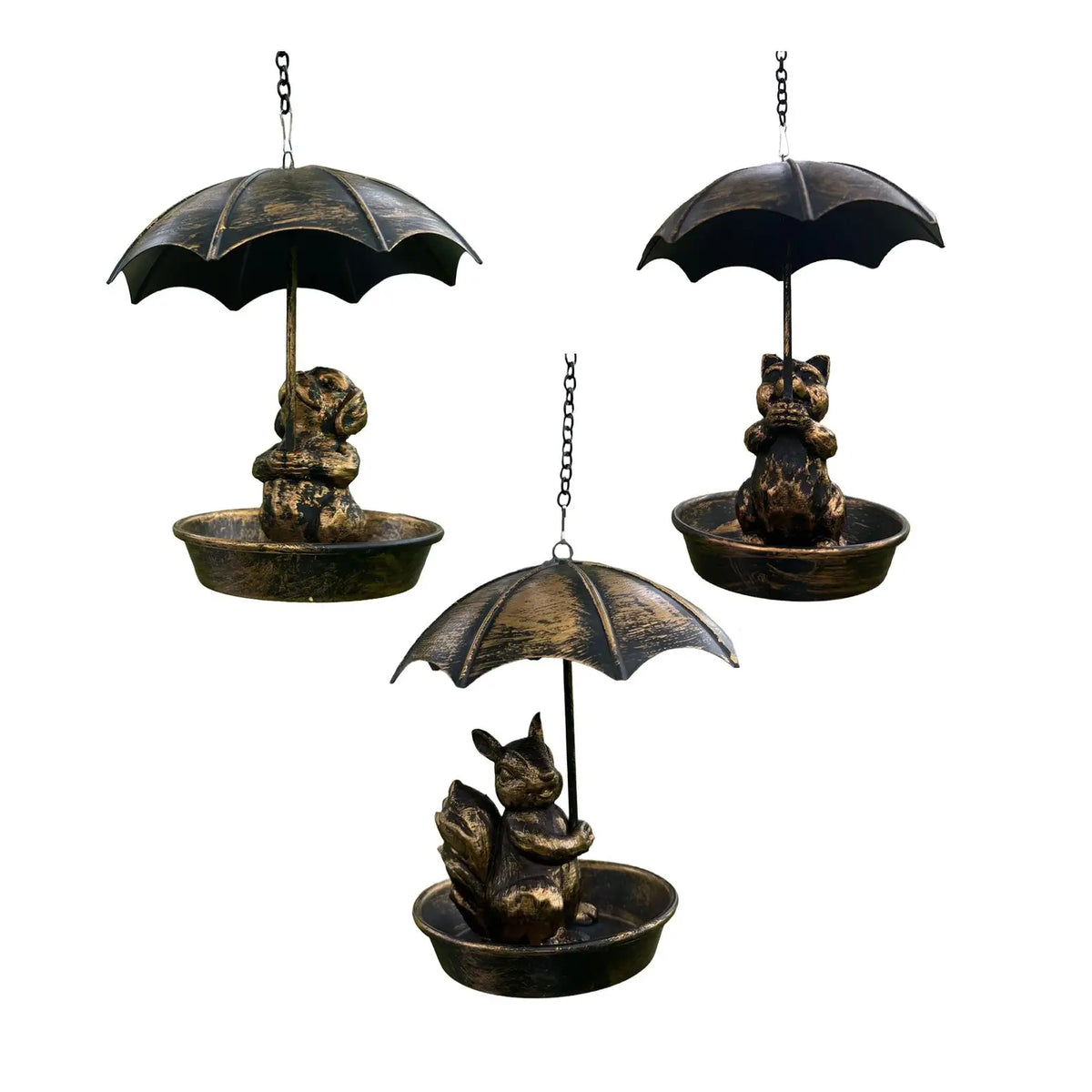 Kesoto Hanging Iron Bird Feeder – Garden Patio Decor & Gift