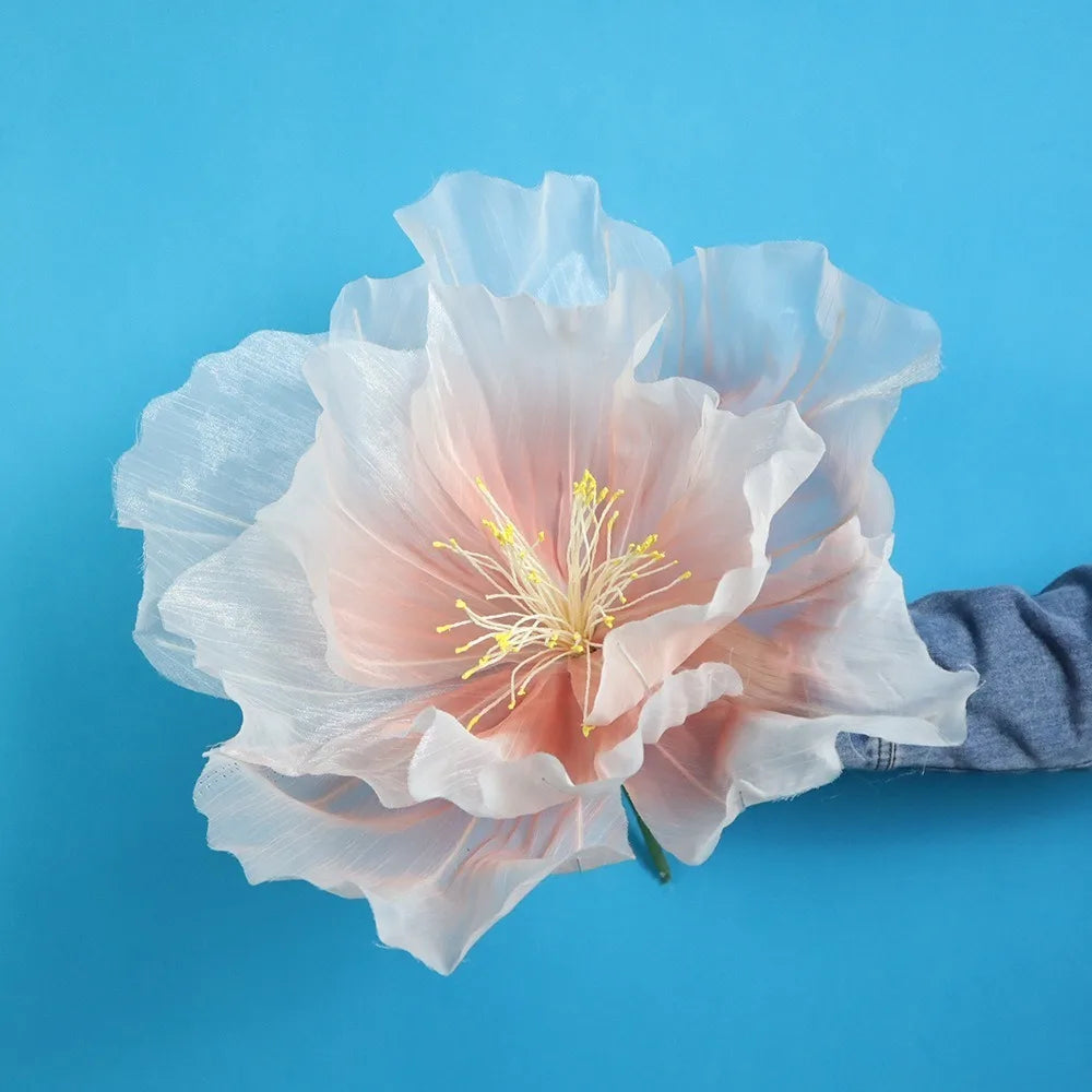 Giant Artificial Peach Blossom Flower Head 30/40/50cm