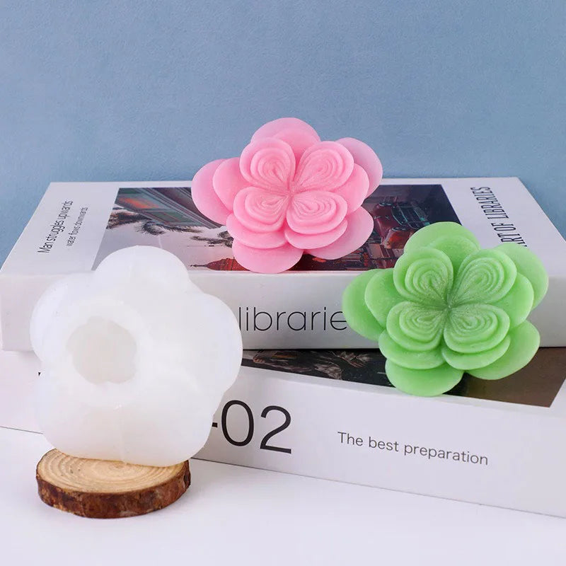 3D Austin Rose Silicone Mold – Candle, Soap & Resin Casting
