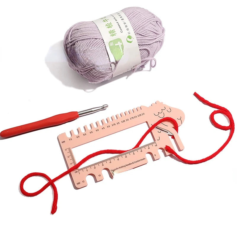Sheep Head Knitting Needle & Crochet Hook Gauge – US/UK/CA