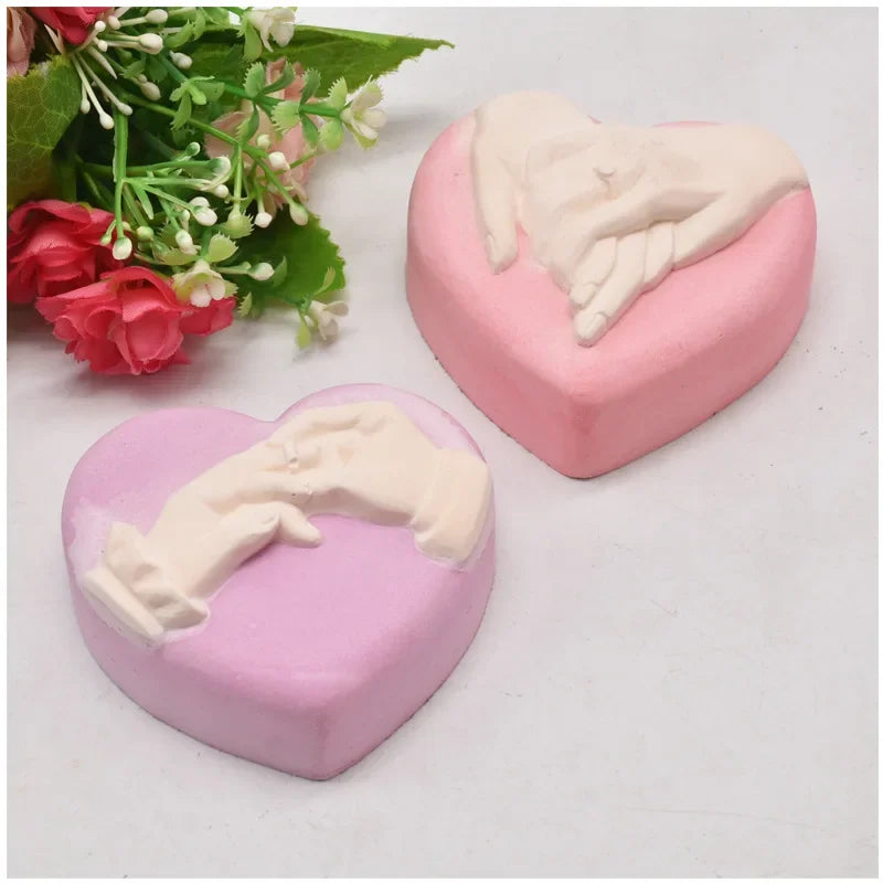 3D Heart Silicone Mold – Candle, Soap, Chocolate & Epoxy DIY
