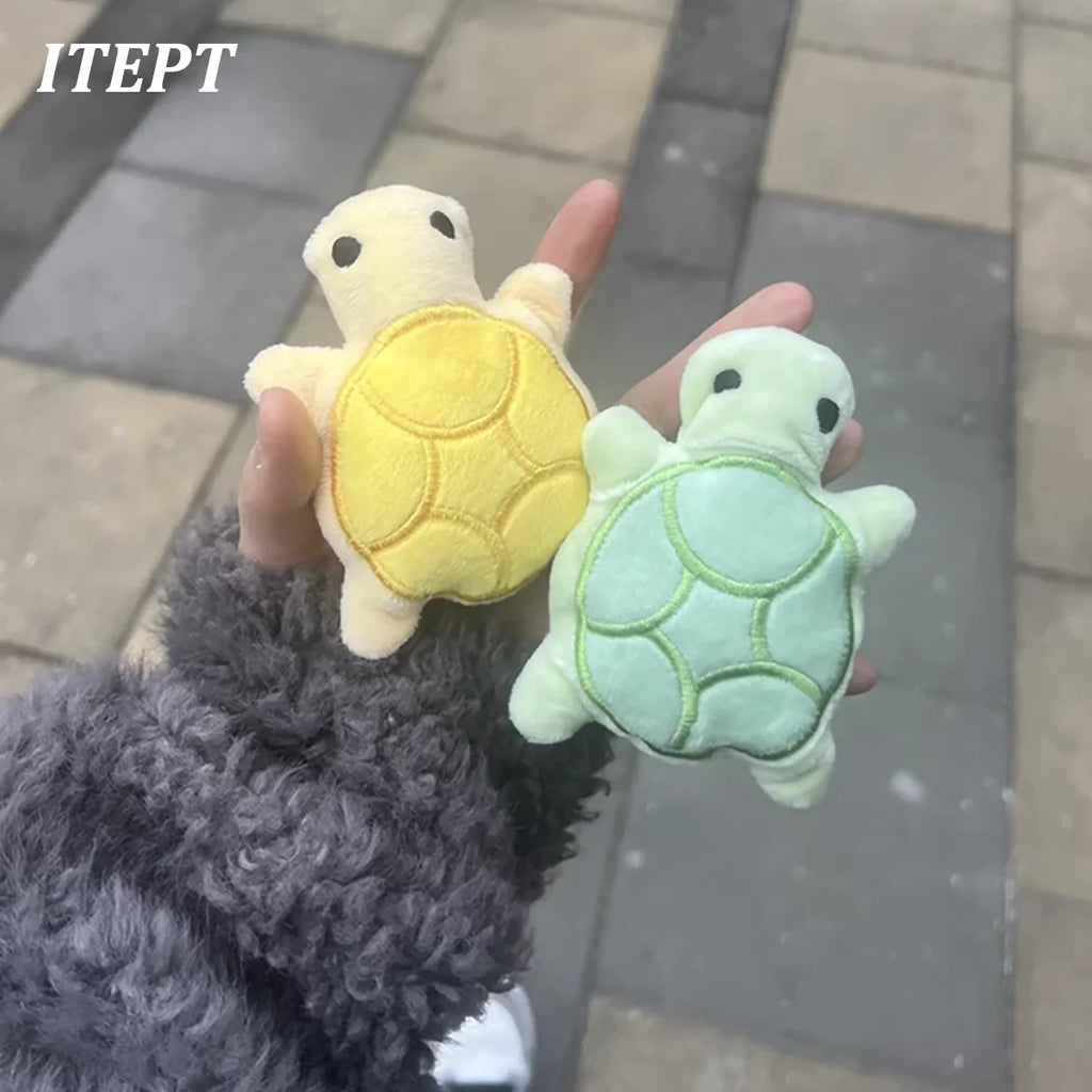 Mini Turtle Plush Dog Chew Toy – Durable & Bite-Resistant