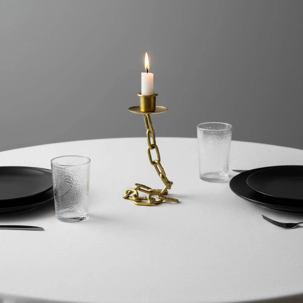 Metal Suspended Chain Candle Holder Set of 6 | Nordic Décor
