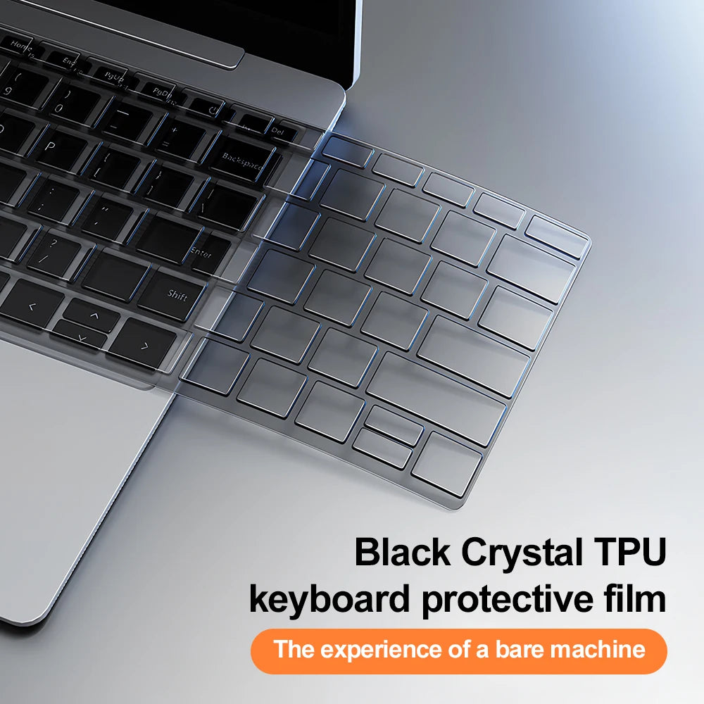 Clear TPU Keyboard Cover for MacBook Pro 13 14 15 16 – Ultra Thin