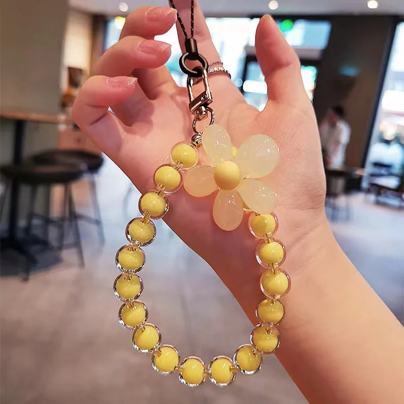 Diamond Crystal Wrist Strap Lanyard for Phone Keys & ID Card