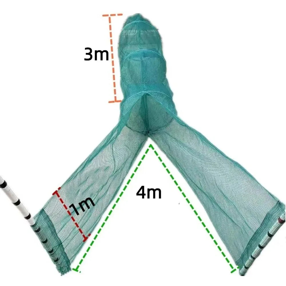 Foldable Fishing Trap Net Cage – 4 Sizes | Minnow & Shrimp