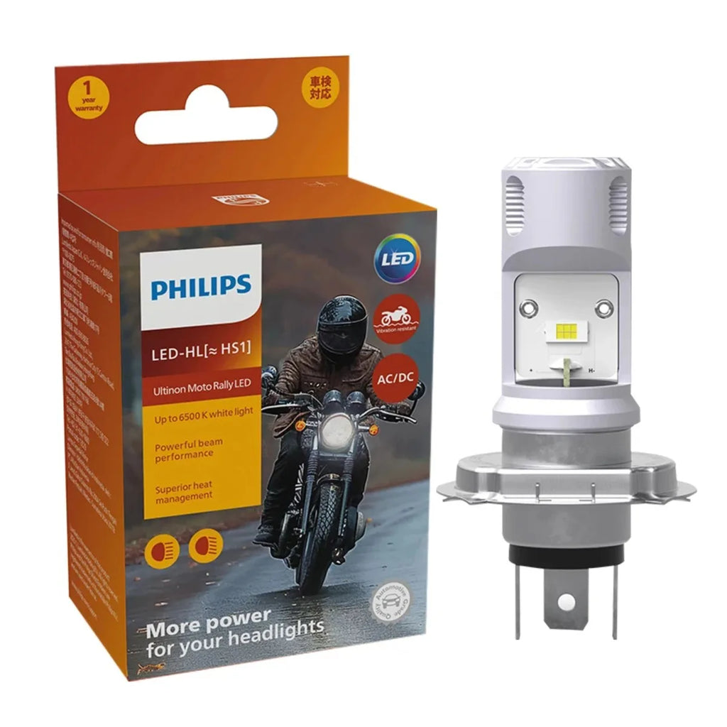 Philips HS1 LED Motorcycle Headlight 6500K 12V PX43t Bulb