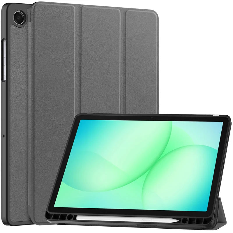 Samsung Galaxy Tab A11 Plus Case | Magnetic Leather + Pen Holder