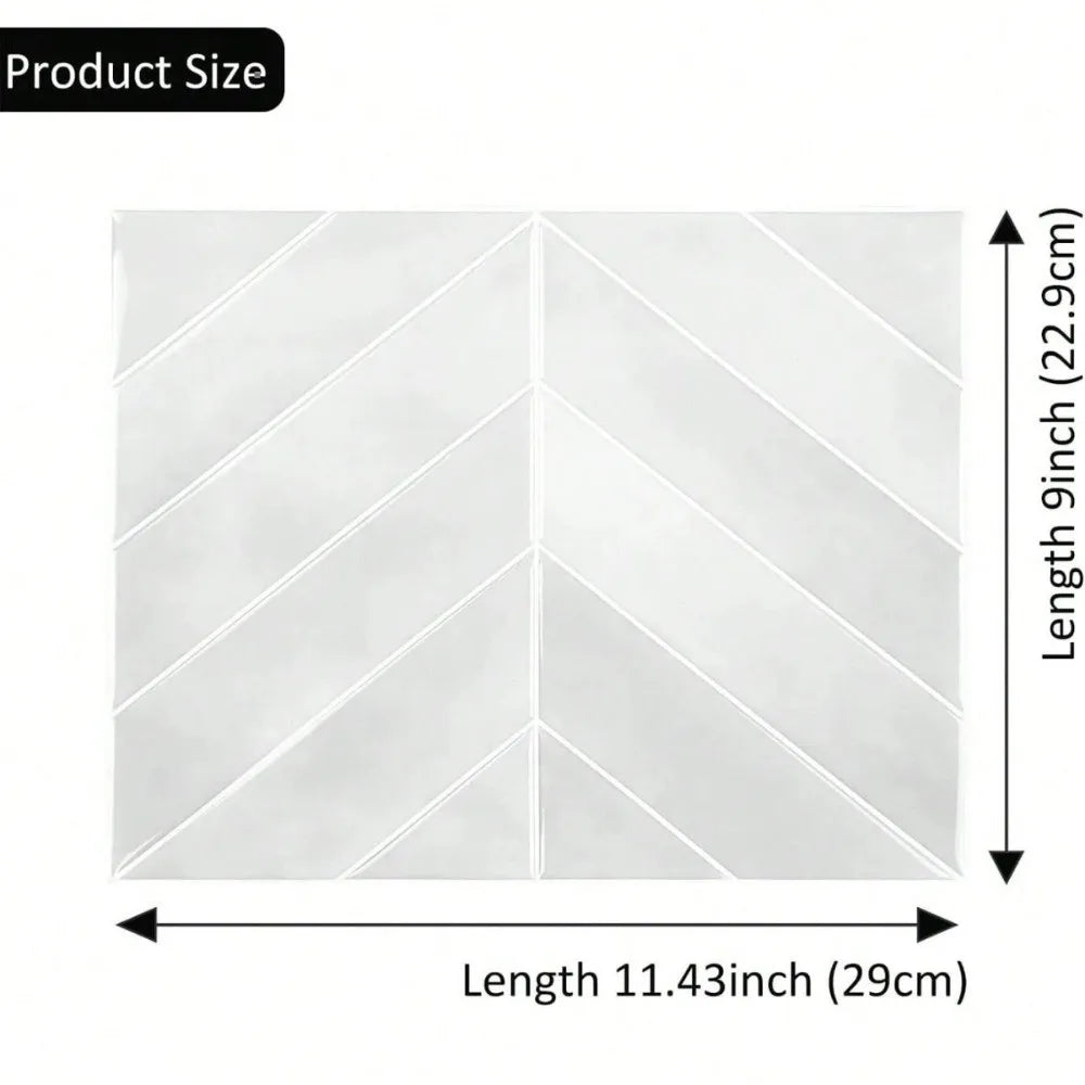 Self-Adhesive PVC Tile Stickers – Waterproof Vinyl Wall Decal