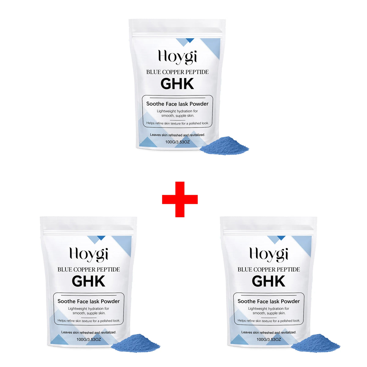Blue Copper Peptide GHK DIY Facial Mask Powder – Hydrating